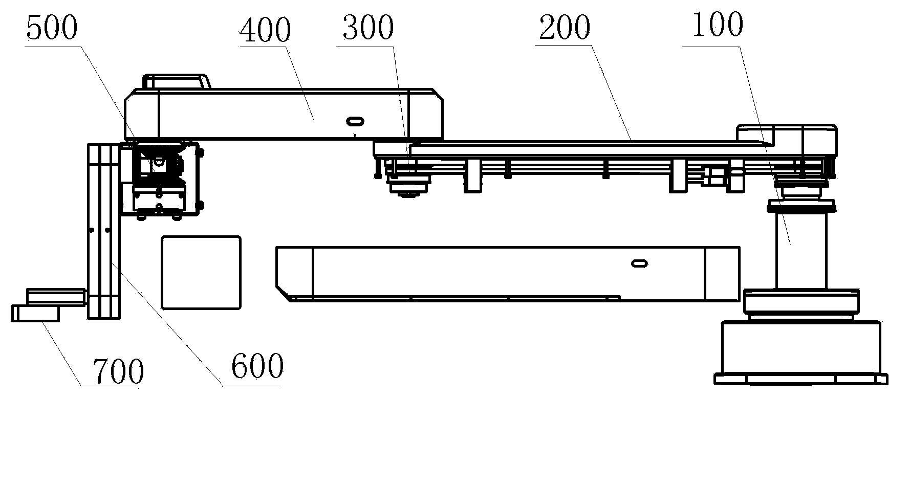 Positioning mechanical arm