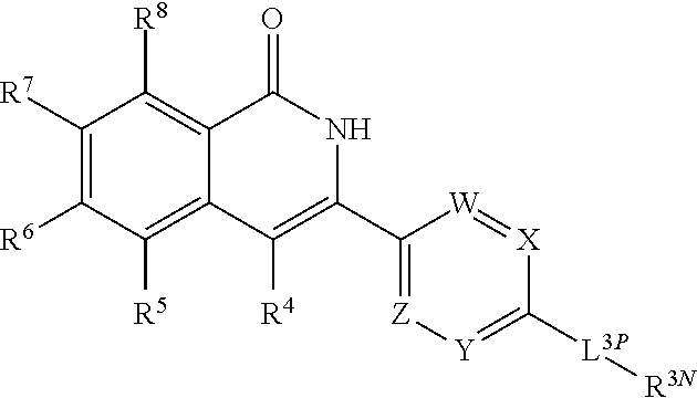 3-aryl-5-substituted-isoquinolin-1-one compounds and their therapeutic use