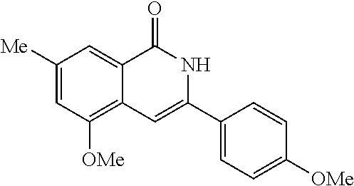 3-aryl-5-substituted-isoquinolin-1-one compounds and their therapeutic use