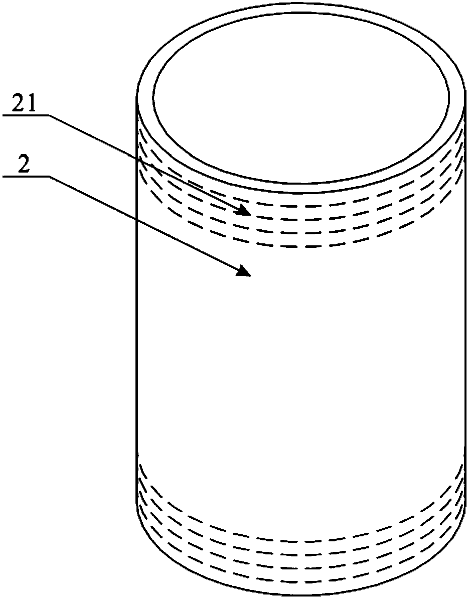 Cabling waterproof device for internal force measurement data cables for tunnel lining structure and application method