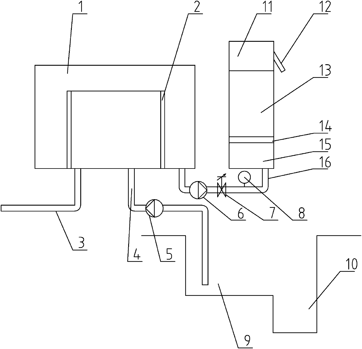 Constant head mass-flow seepage deformation water pressure automatic control device