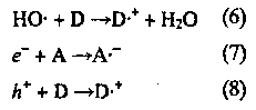 Immersed type photoelectrocatalysis reaction apparatus