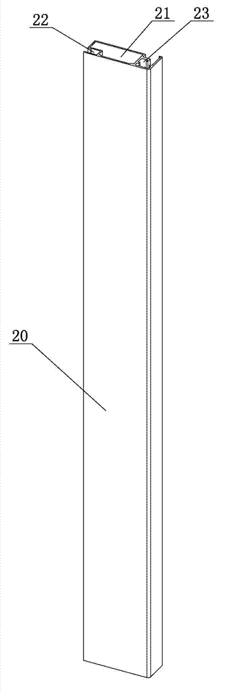 Control cabinet door frame and embedded frame type profile screen cabinet door