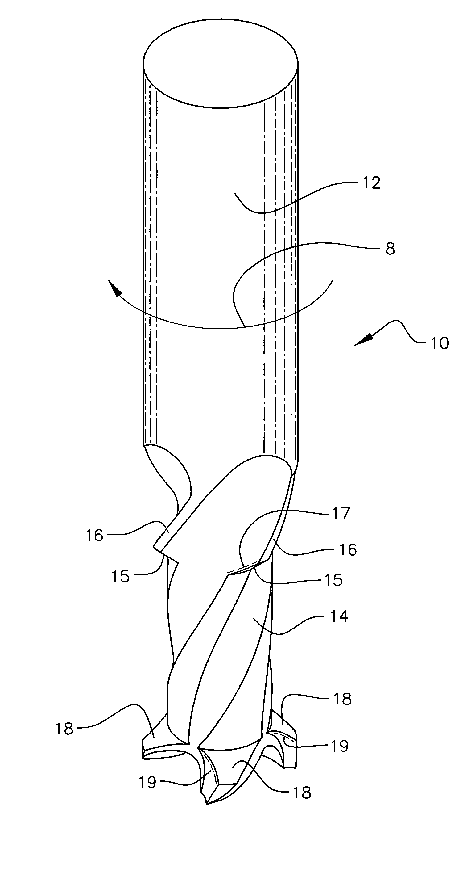 Two edge deburring tool