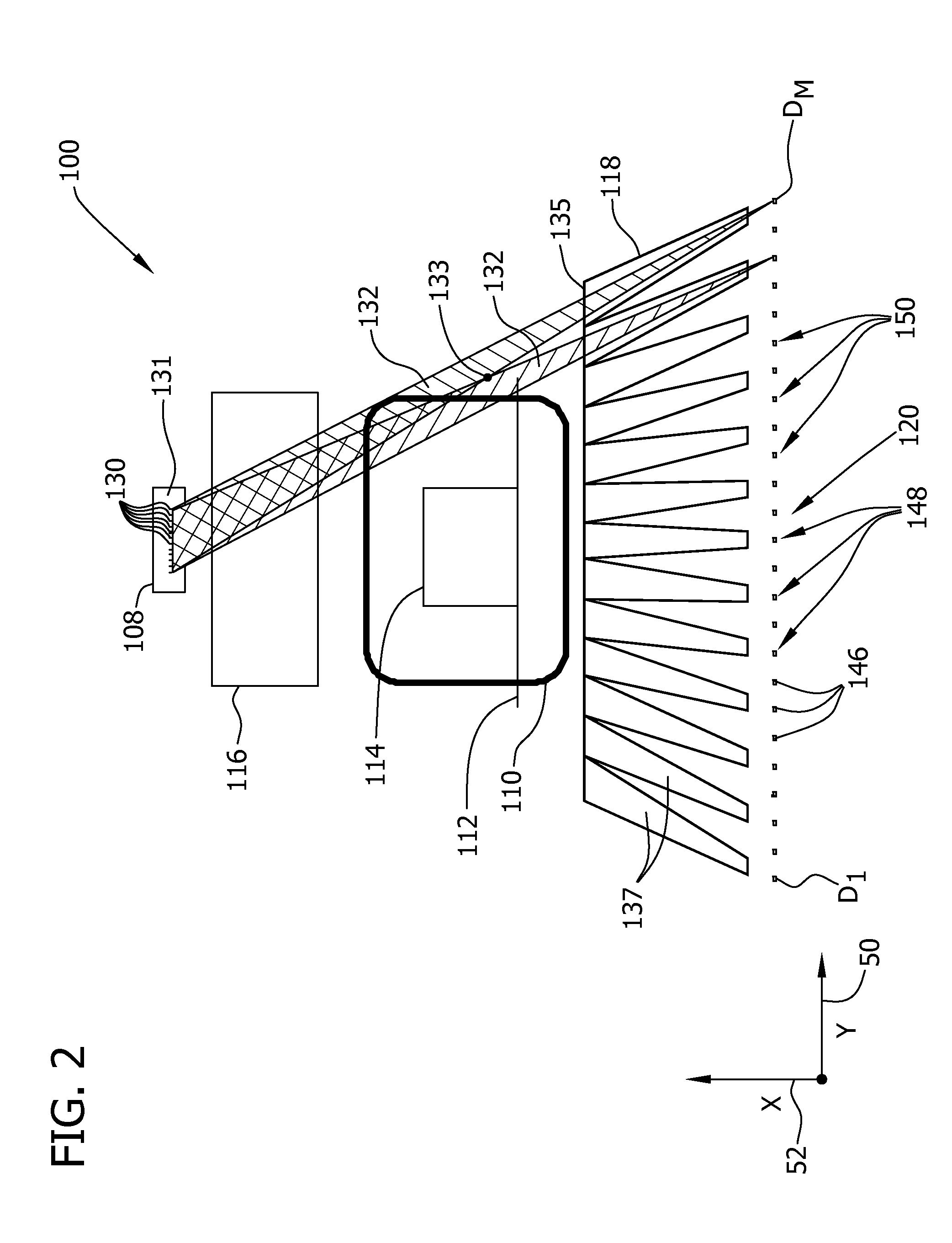 Multiple plane multi-inverse fan-beam detection systems and method for using the same