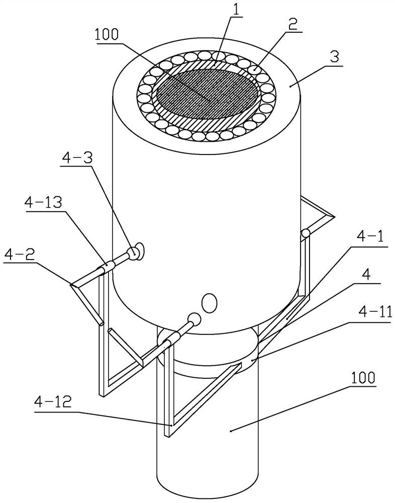 Pre-rotating pier anti-collision device