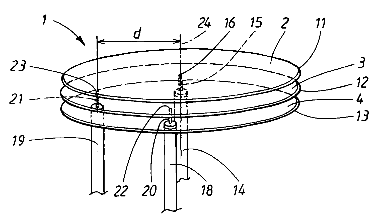 Triple Polarized Patch Antenna