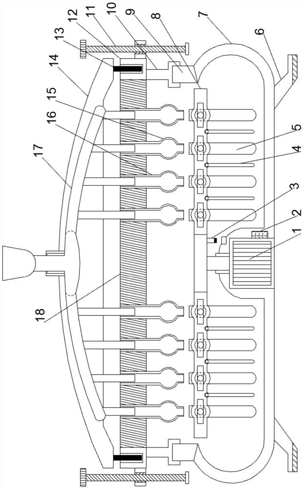 A separate installation type split flow centrifugal device