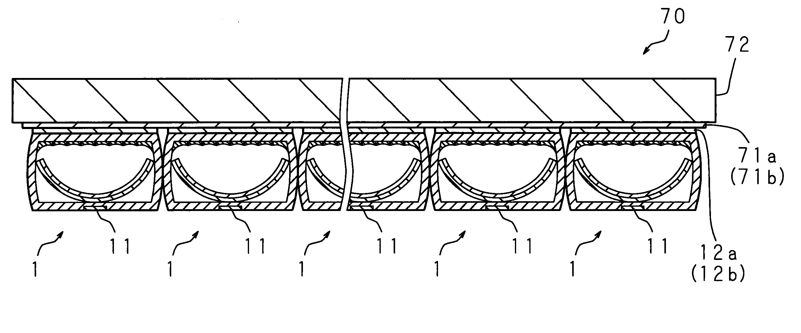 Gas-discharge tube and display apparatus