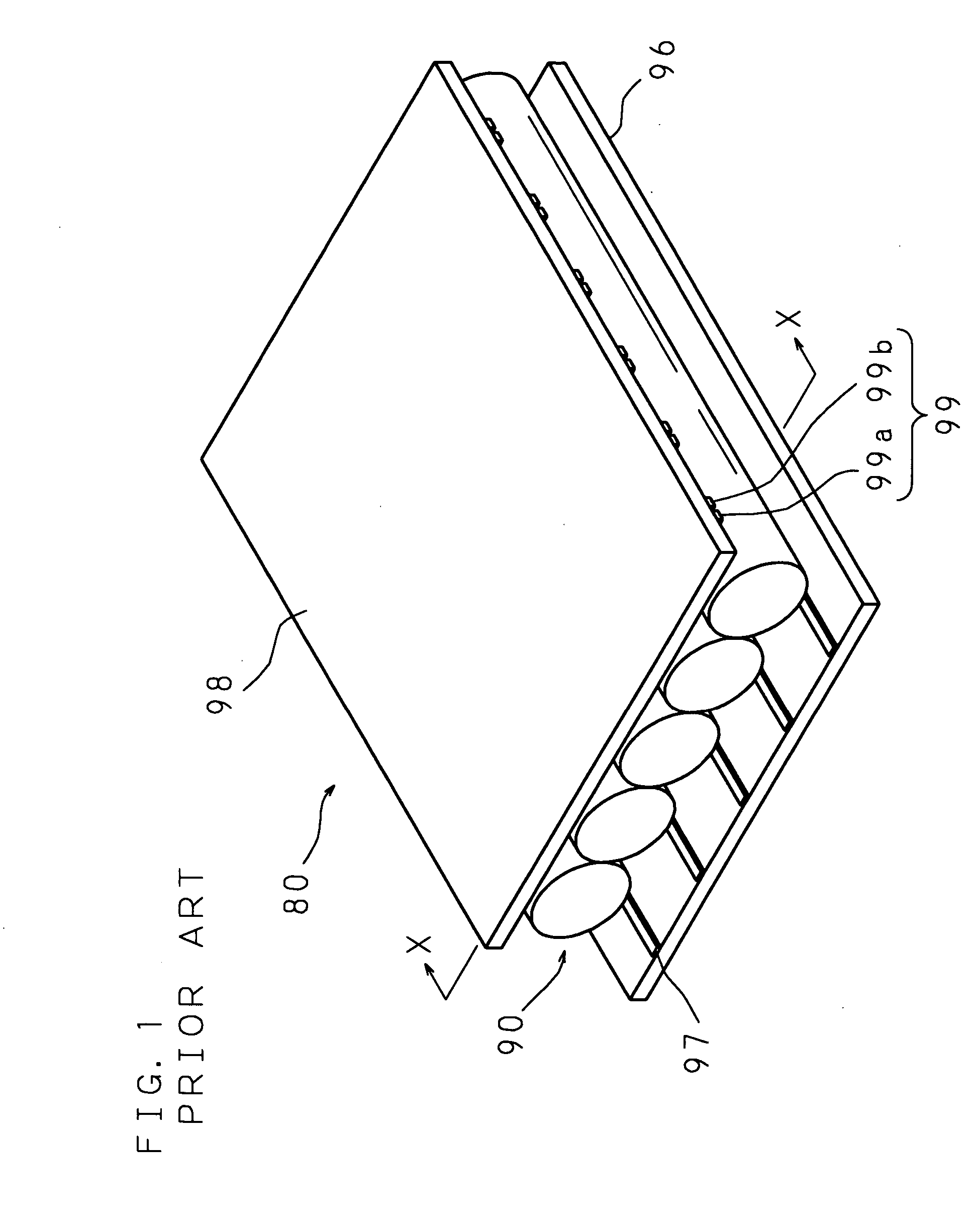 Gas-discharge tube and display apparatus