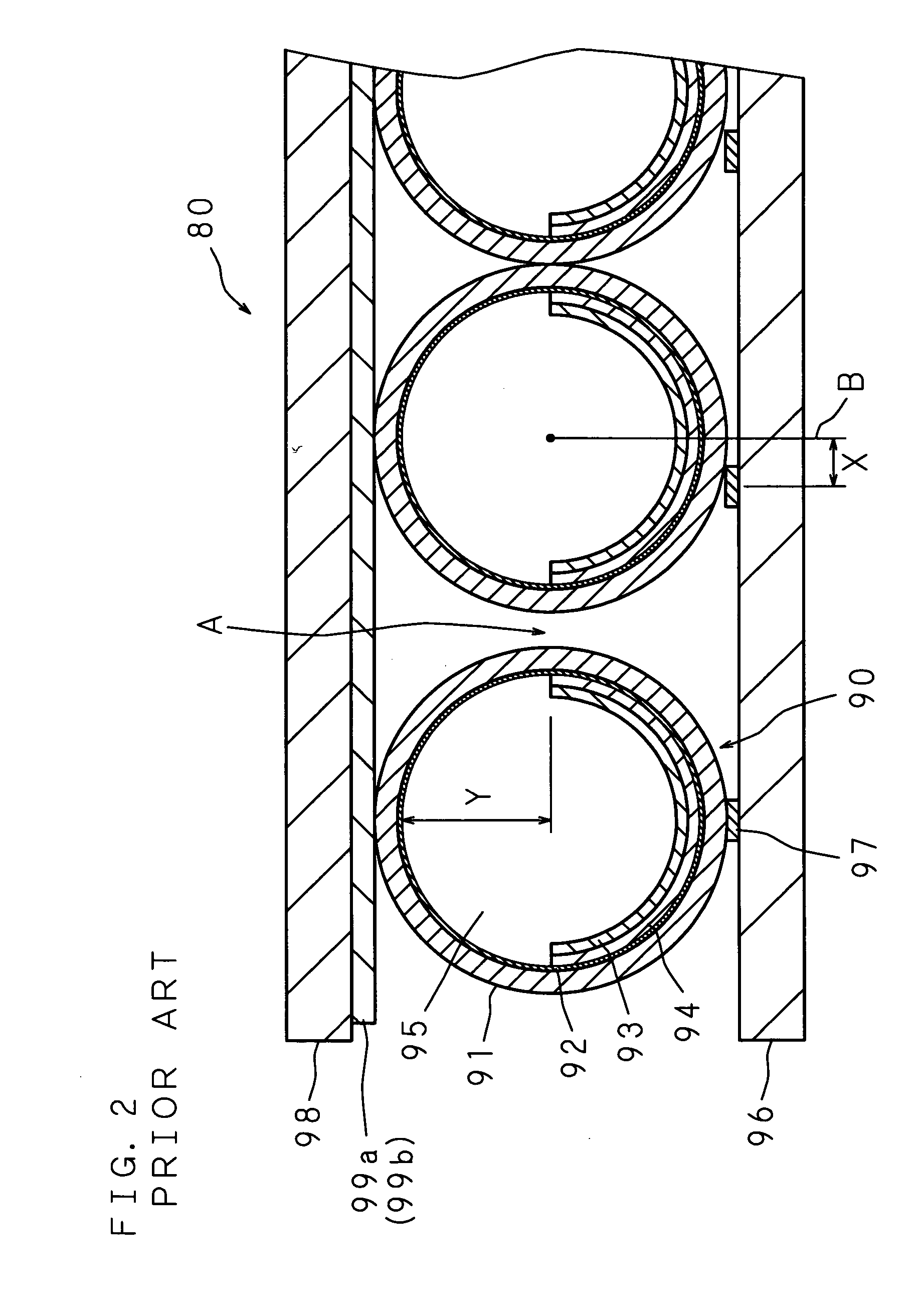 Gas-discharge tube and display apparatus