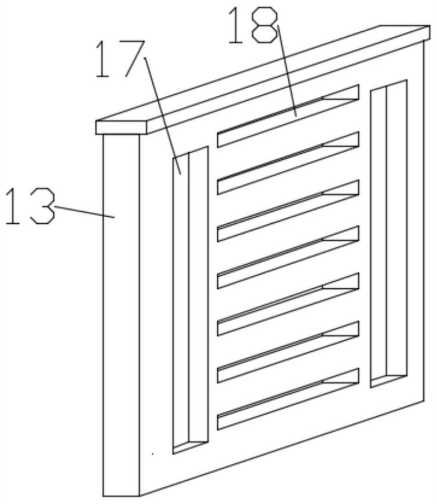 A device for removing water after cleaning medicinal materials