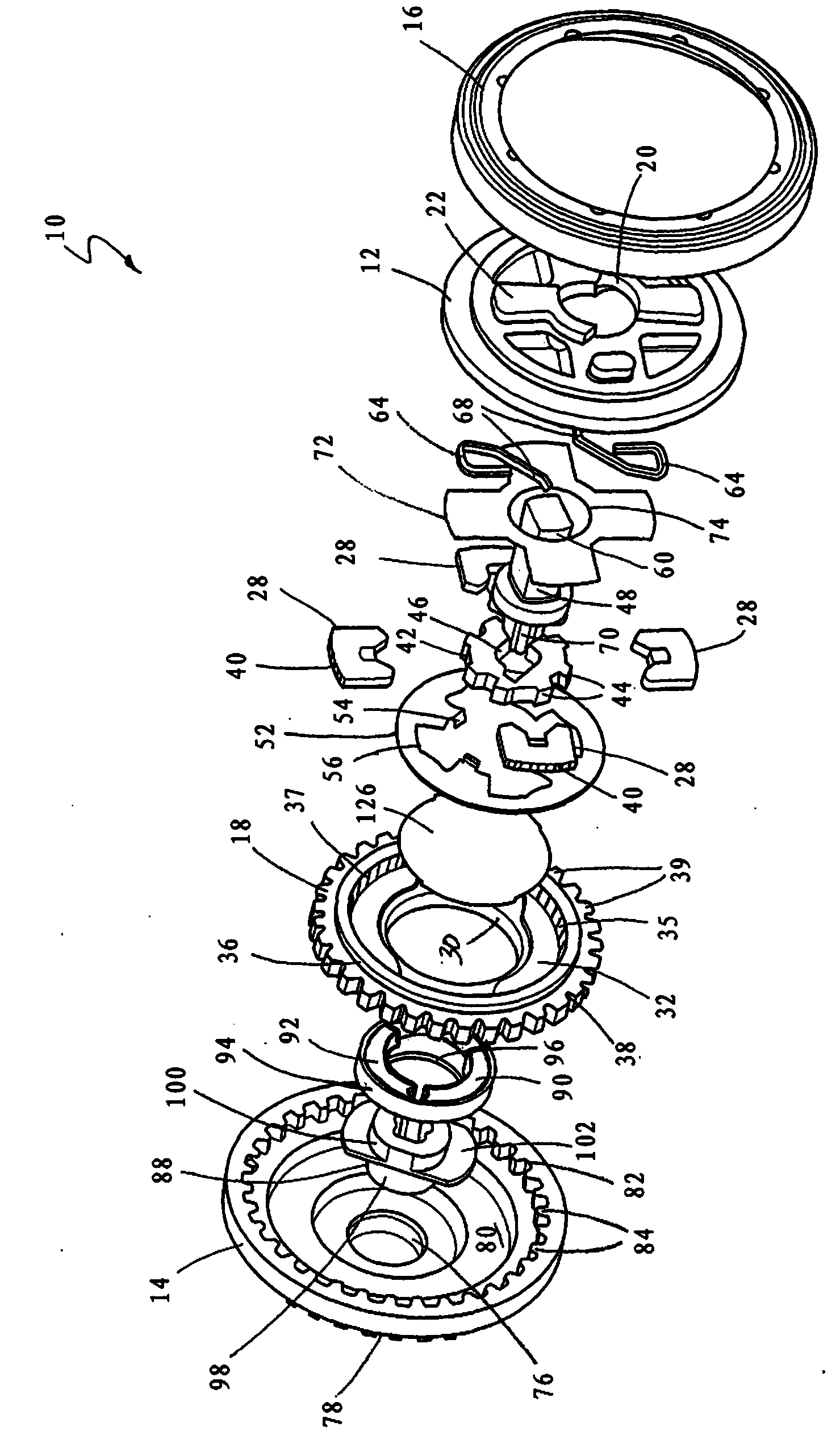 Quick adjust continuously engaged recliner