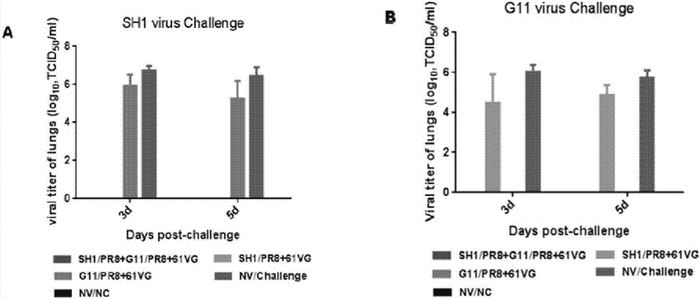 Recombination H1N1 subtype swine flu bivalent inactivated vaccine and preparation method and application thereof