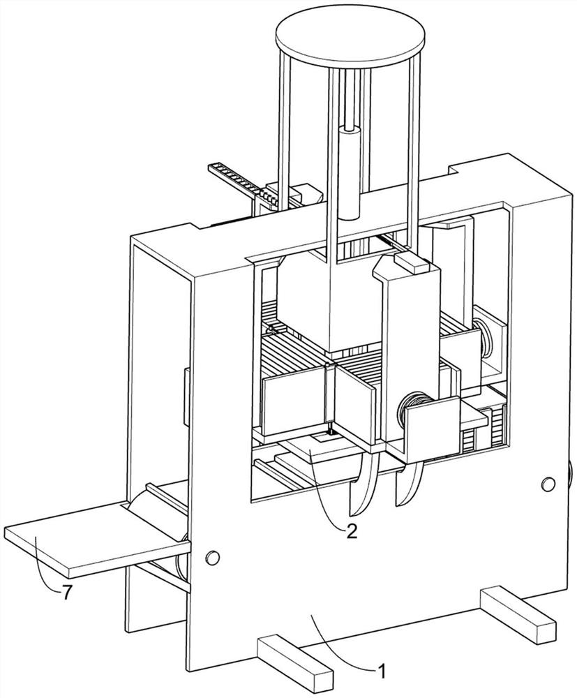 Reciprocating heating type pearl wool adhesion machine