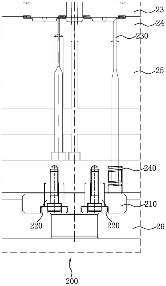 Inner gate cutting mechanism of mold