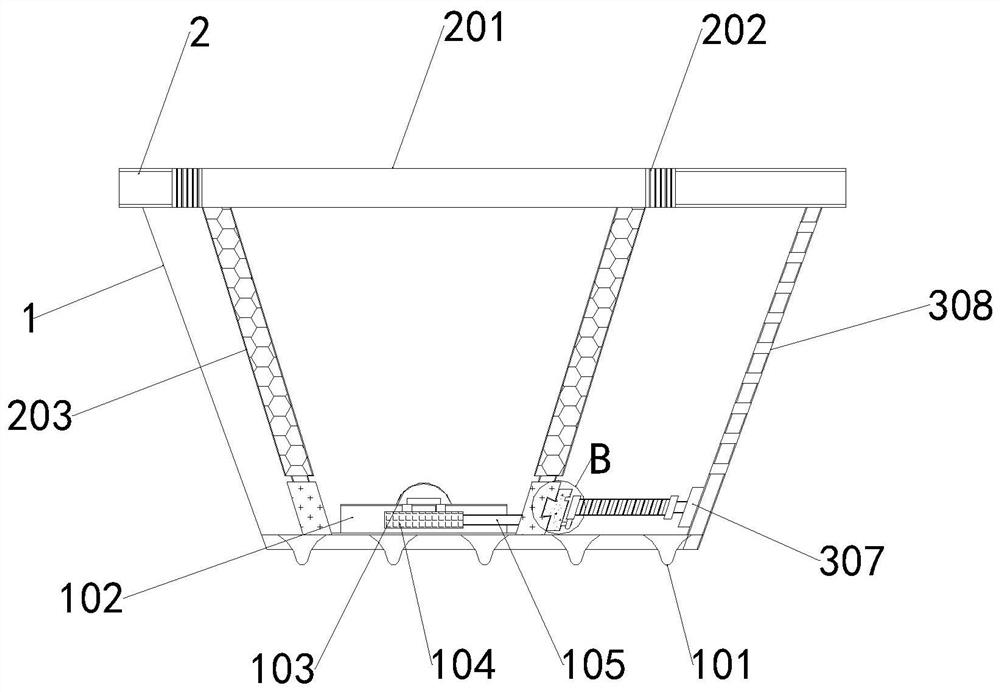 Adjustable LED packaging structure