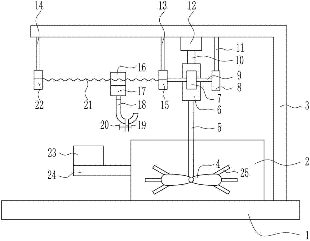 Automatic sampling apparatus for chemical engineering detection