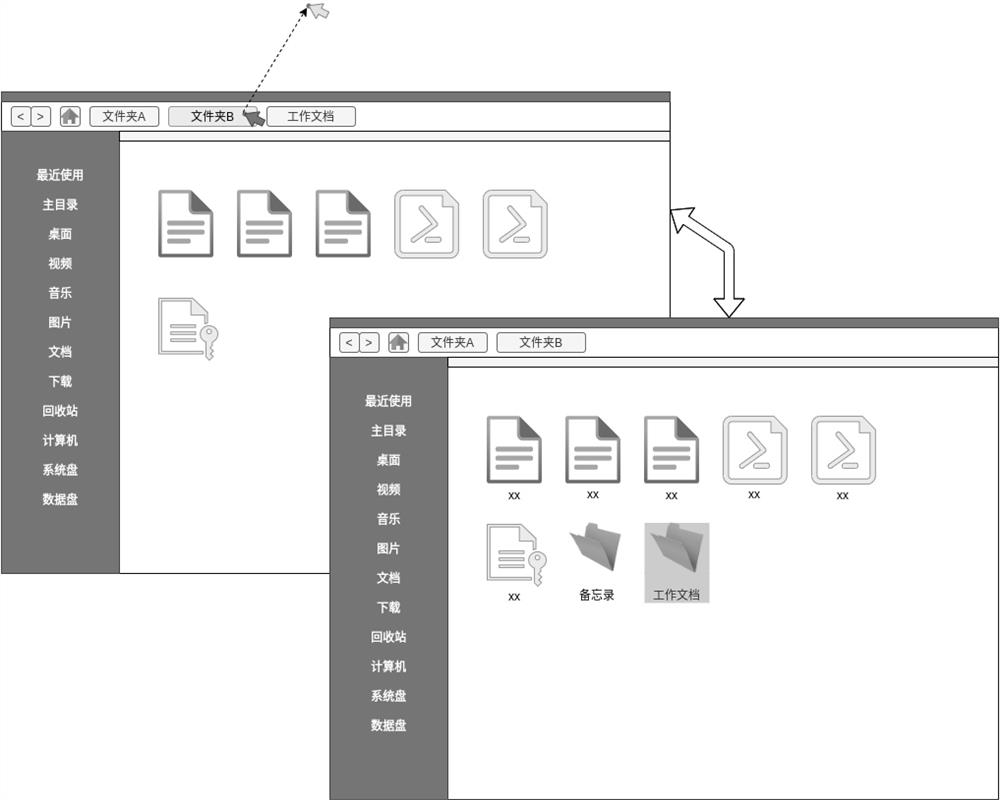 Interaction method based on address bar and computing device