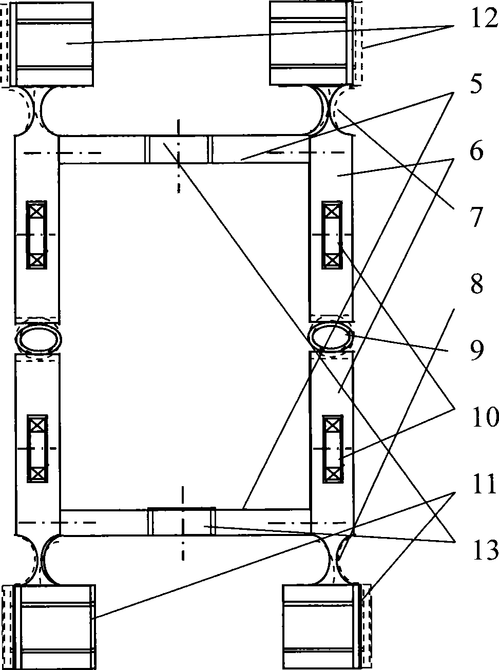 Heavy-loaded precision-displacement linear motor