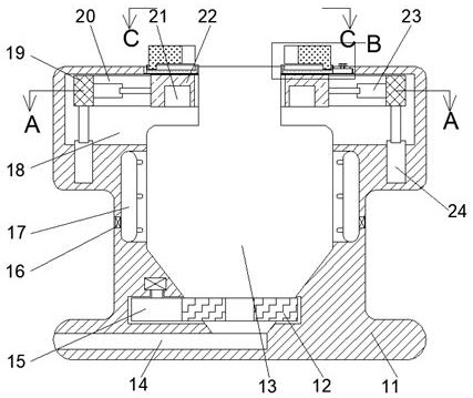 Device for quickly drying surface of umbrella