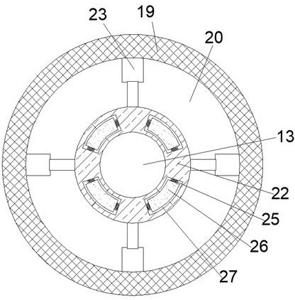 Device for quickly drying surface of umbrella