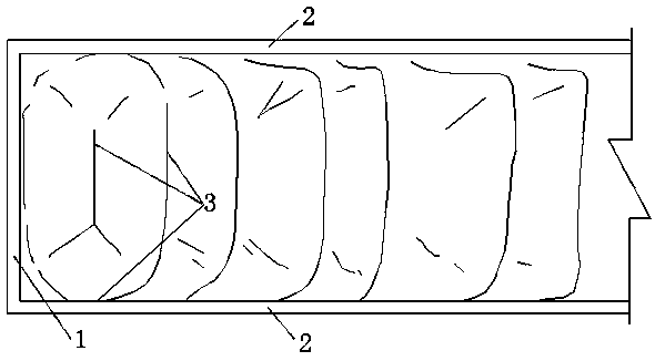 Method for hard roof advanced precracking control caving in coal mine stope