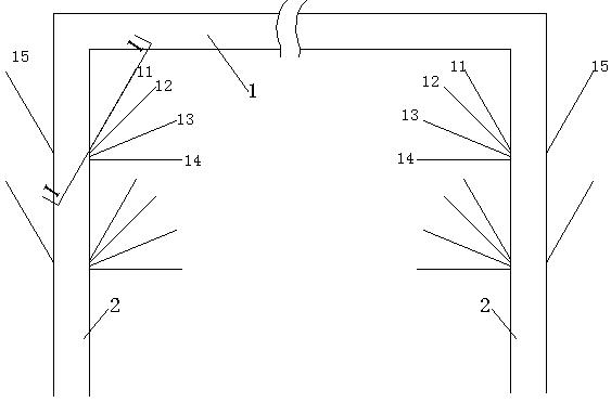 Method for hard roof advanced precracking control caving in coal mine stope