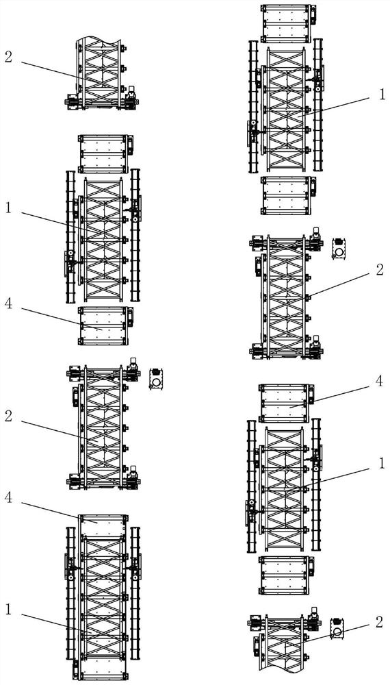 Welding production line and welding method of truss intersecting line