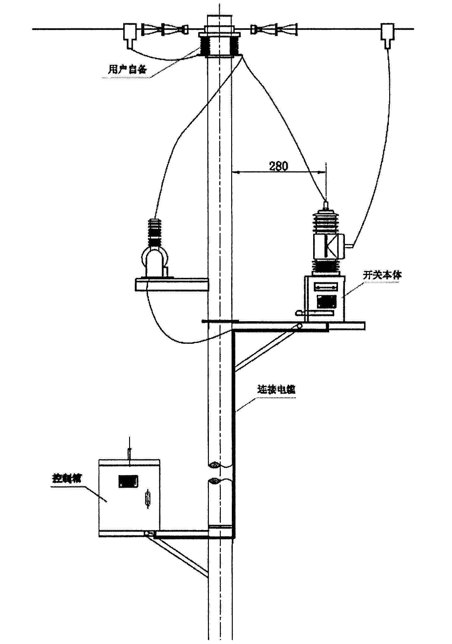 Fast and intelligent 10KV pole-mounted breaker