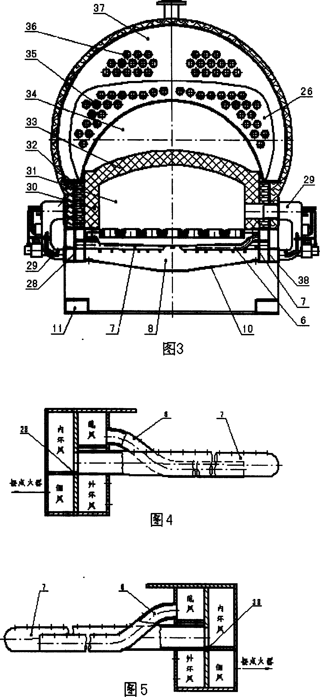 Coke boiler