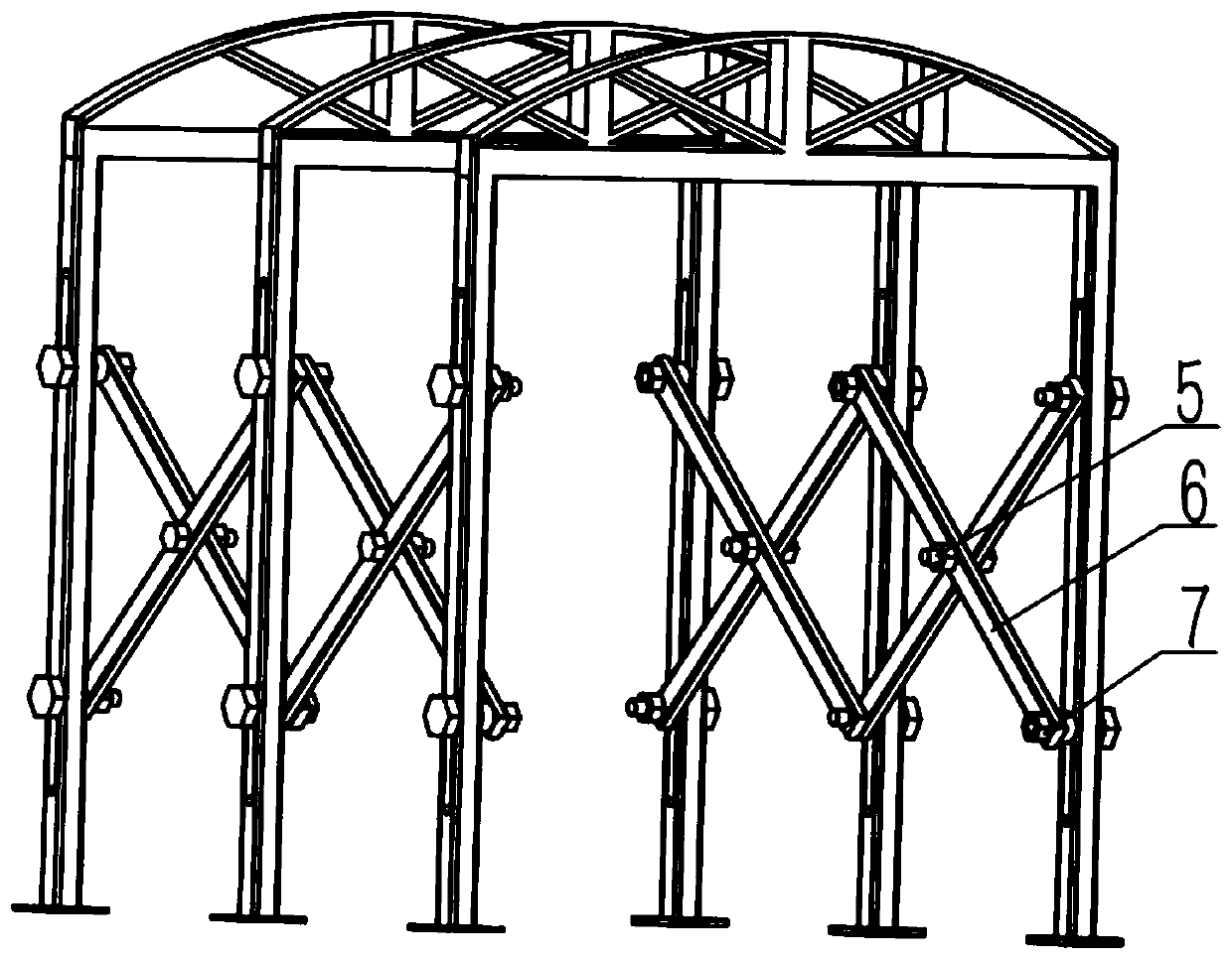 Telescopic tent capable of expanding infinitely