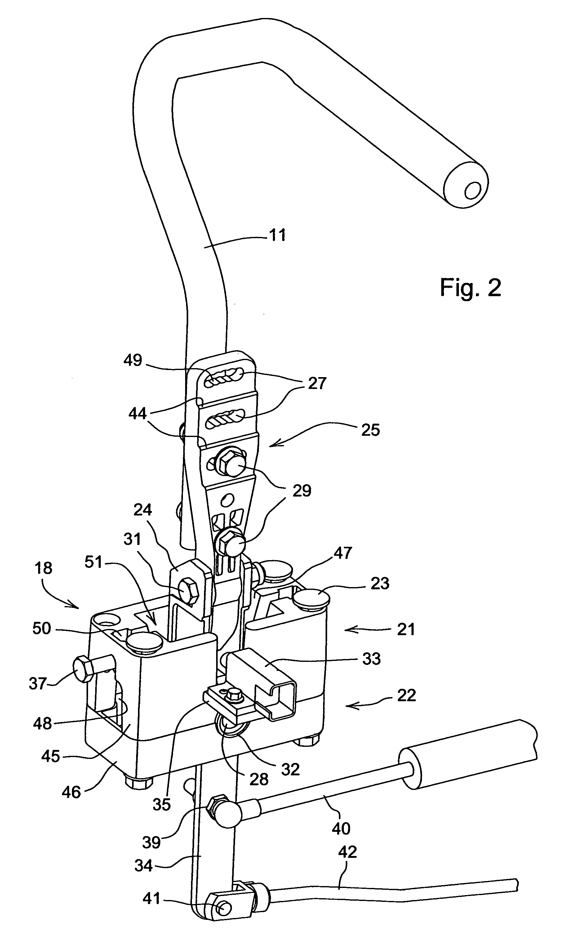 Dual lever steering control mechanism