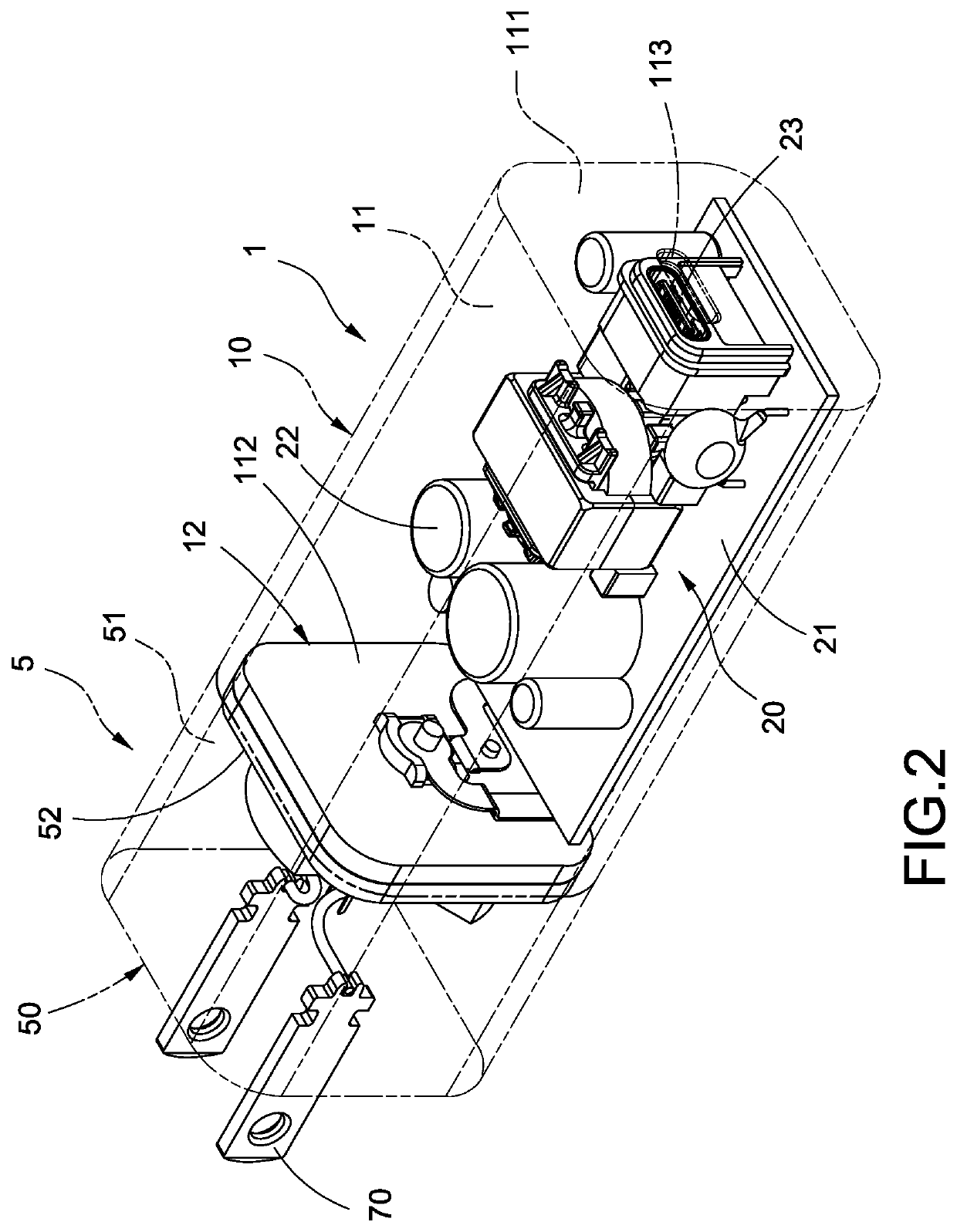 Interchangeable plug charger with coaxial conductive structure