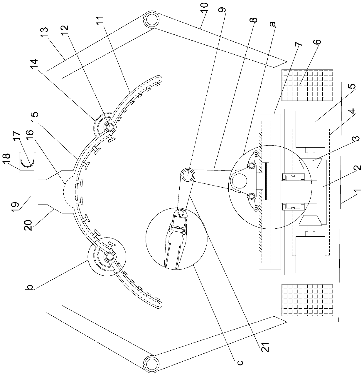 Multi-angle print paint spraying drawing device