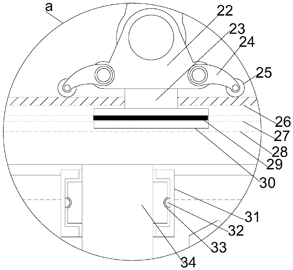 Multi-angle print paint spraying drawing device