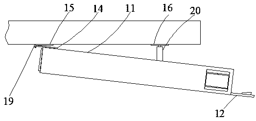 A table tennis ball ejecting device