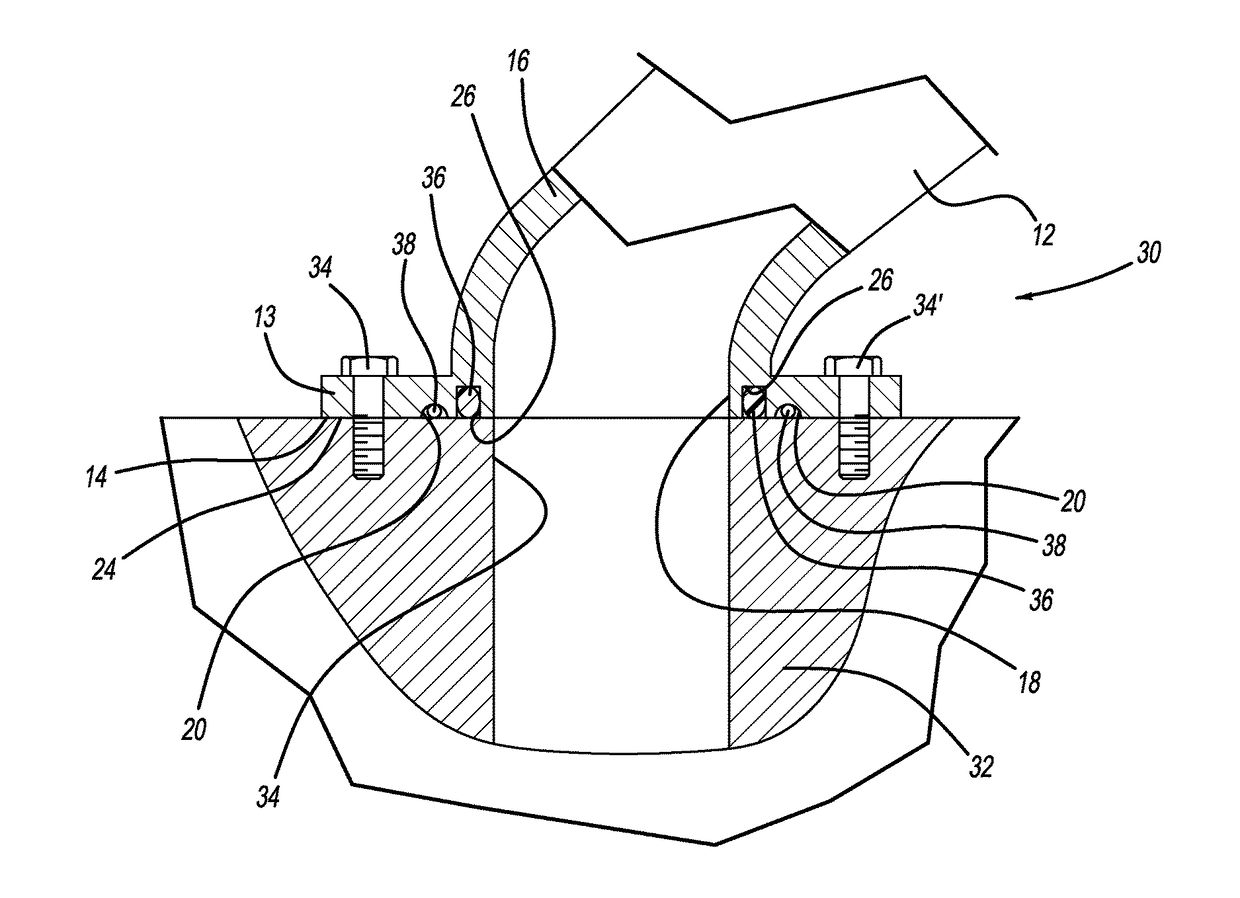 Intake manifold dual port seal gasket