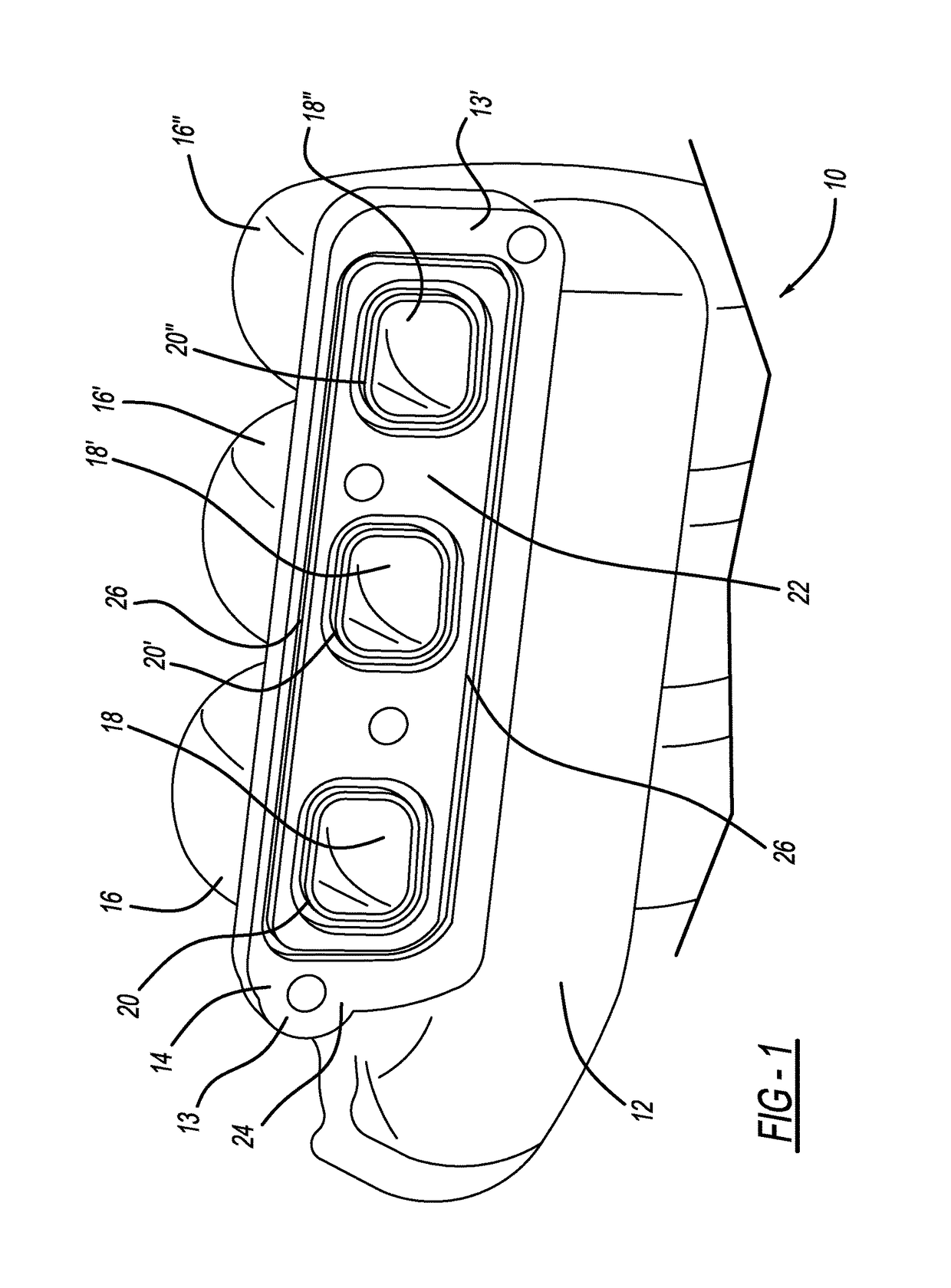 Intake manifold dual port seal gasket