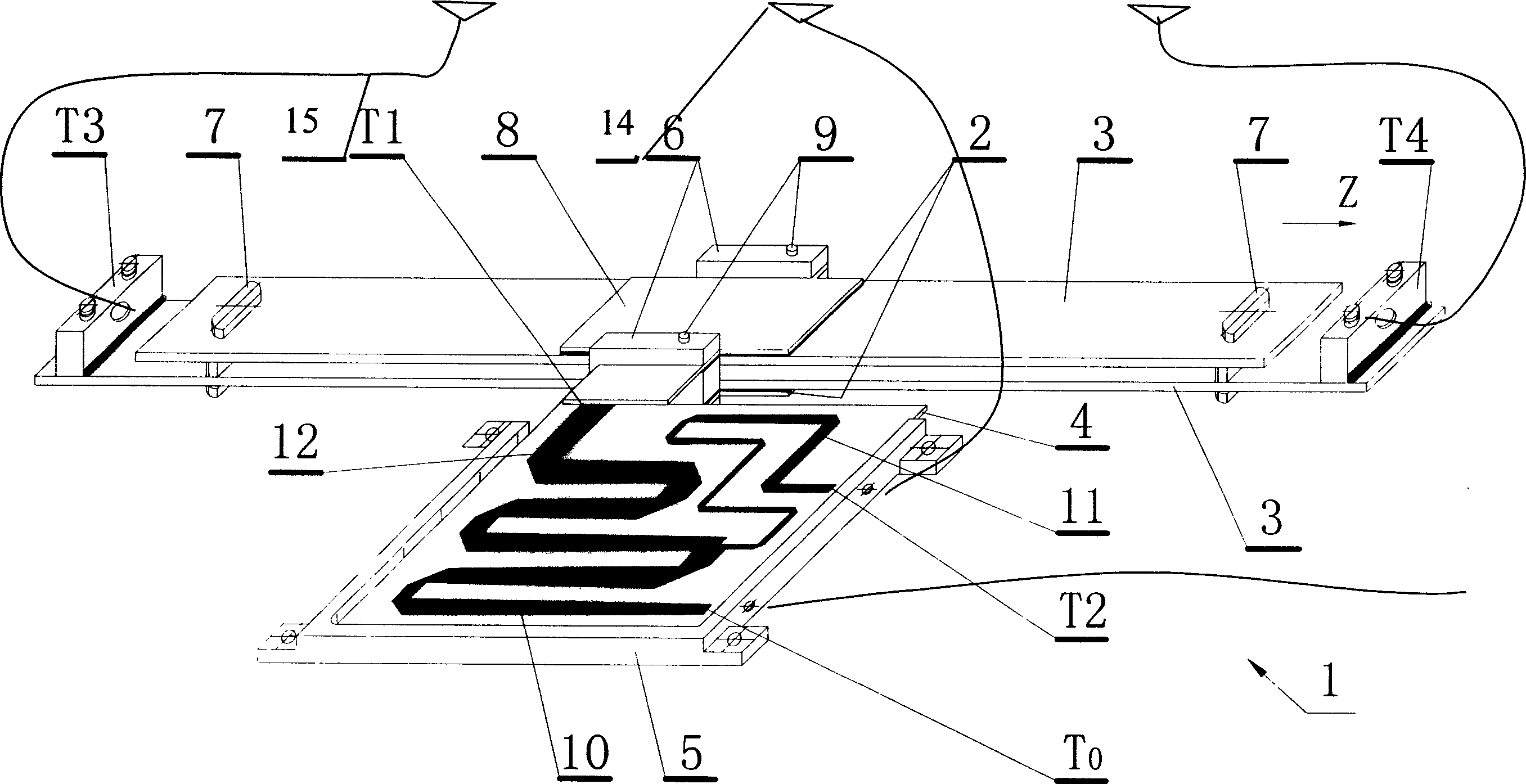 Continuously adjustable phase shifter