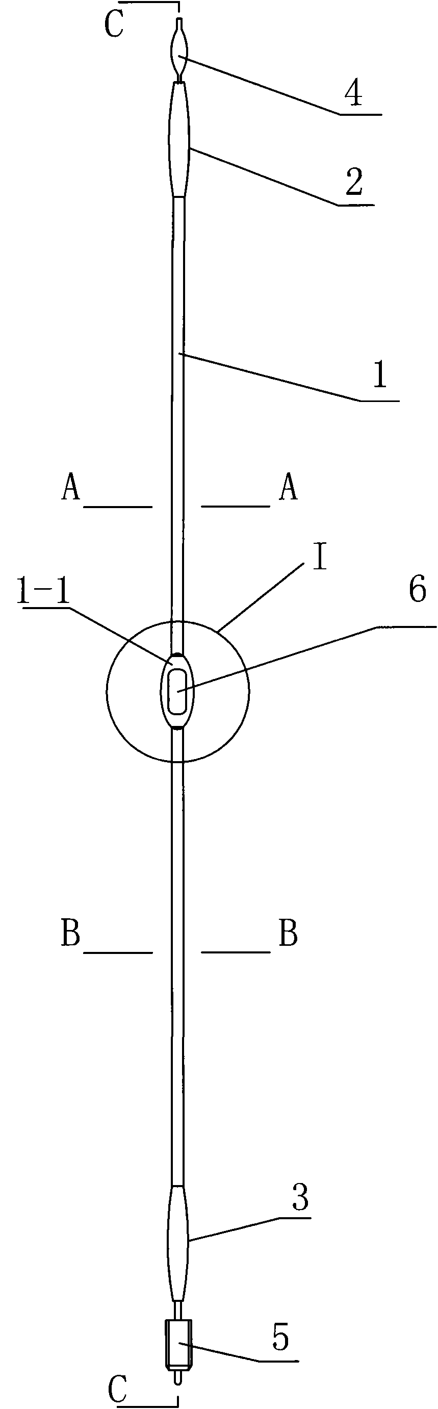 Integral harness wire of jacquard loom and manufacturing method thereof