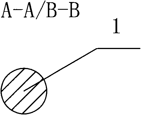 Integral harness wire of jacquard loom and manufacturing method thereof