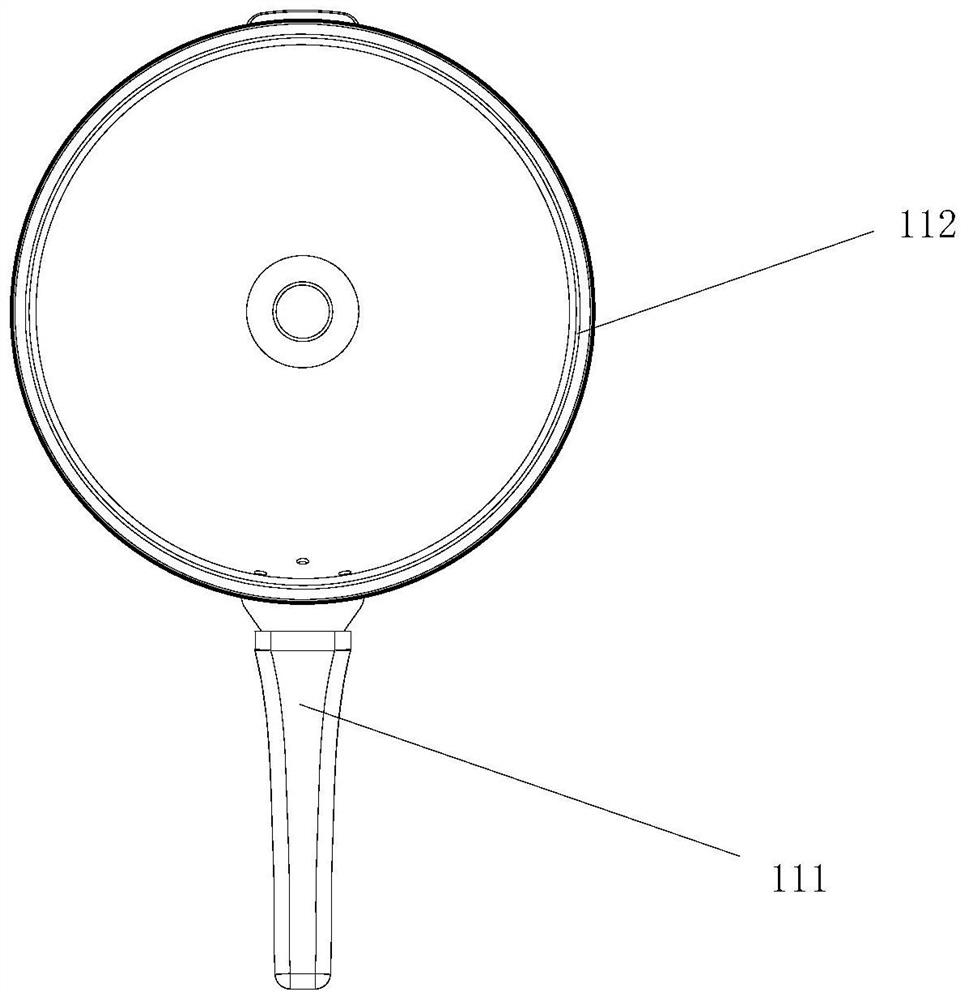 A cooking utensil and an integrated cooking stove