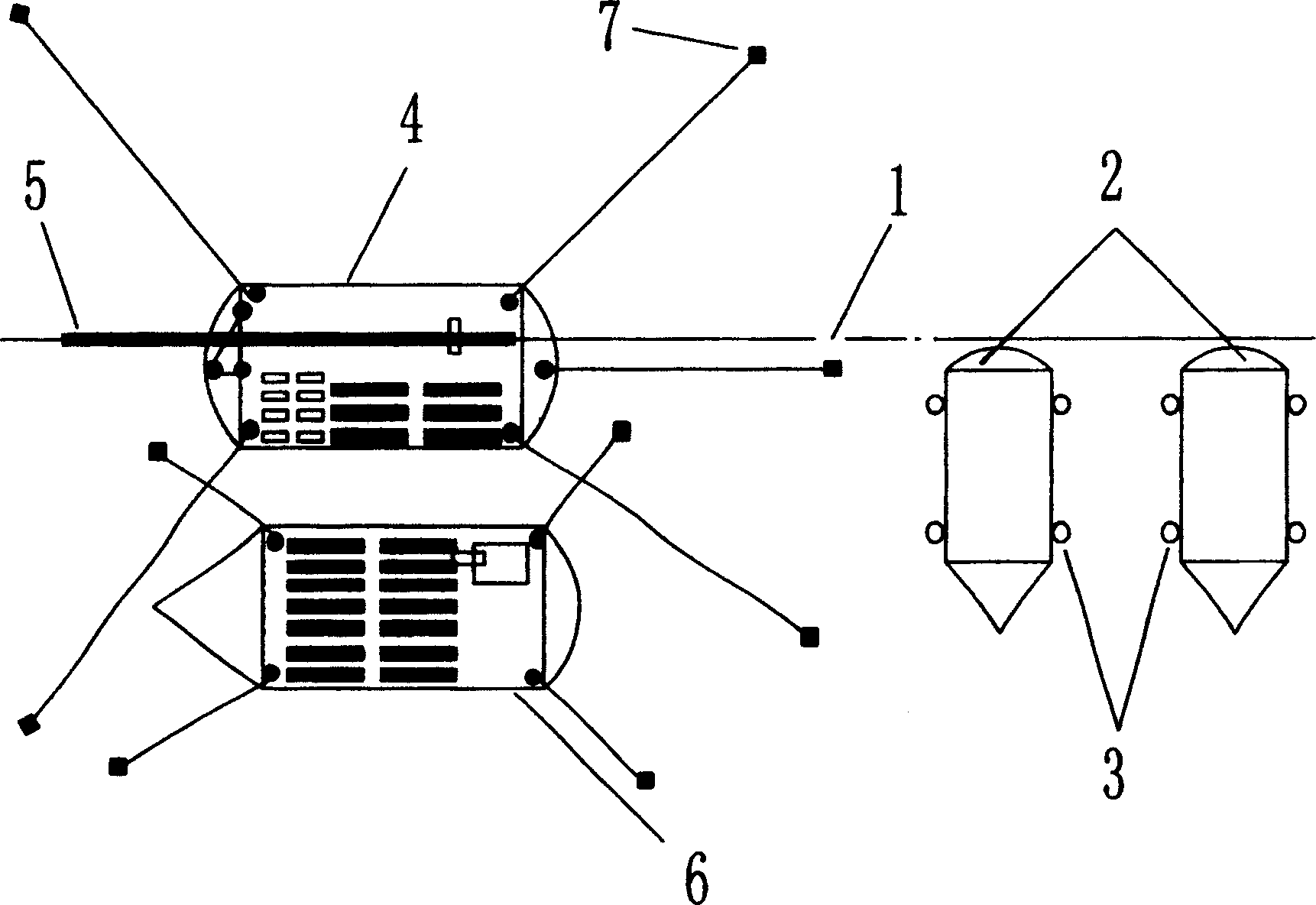 Construction method for polyvinyl plastic pipeline long distance deep water crossing river