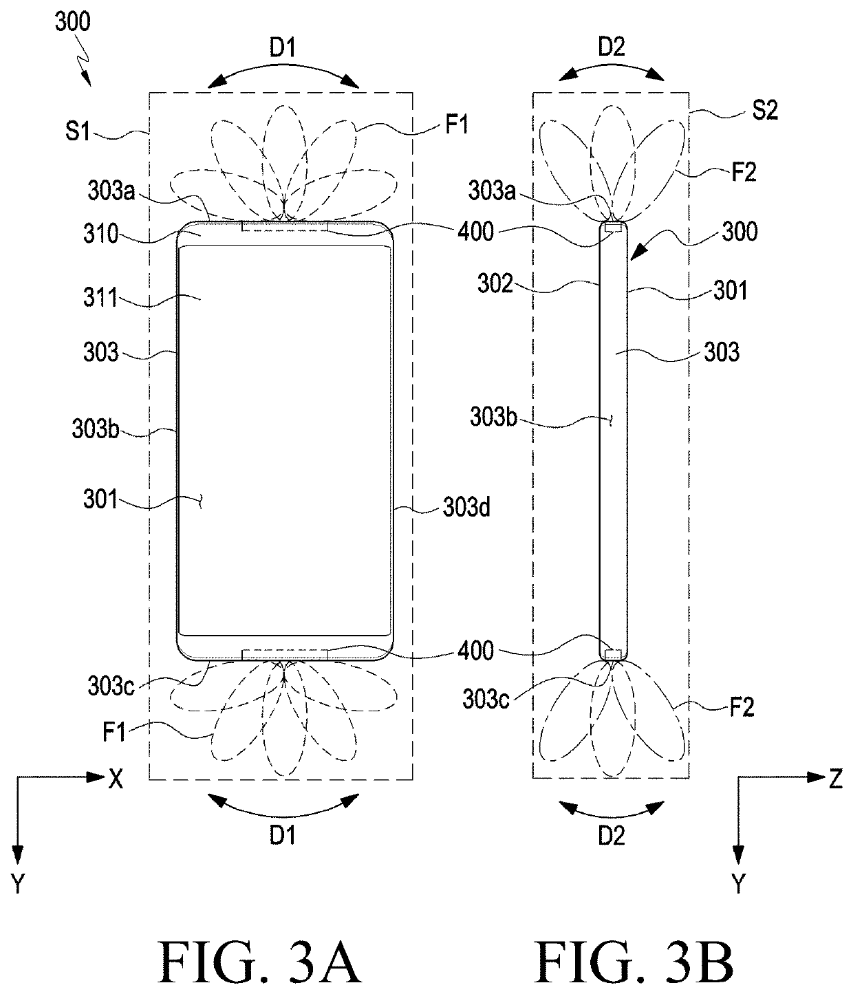 Antenna structure and electronic device including same