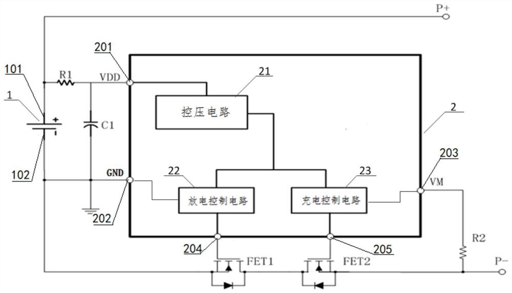 A battery assembly, battery protection chip and electronic product