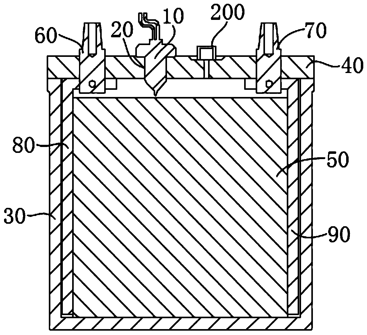 Energy storage component and electric energy storage device