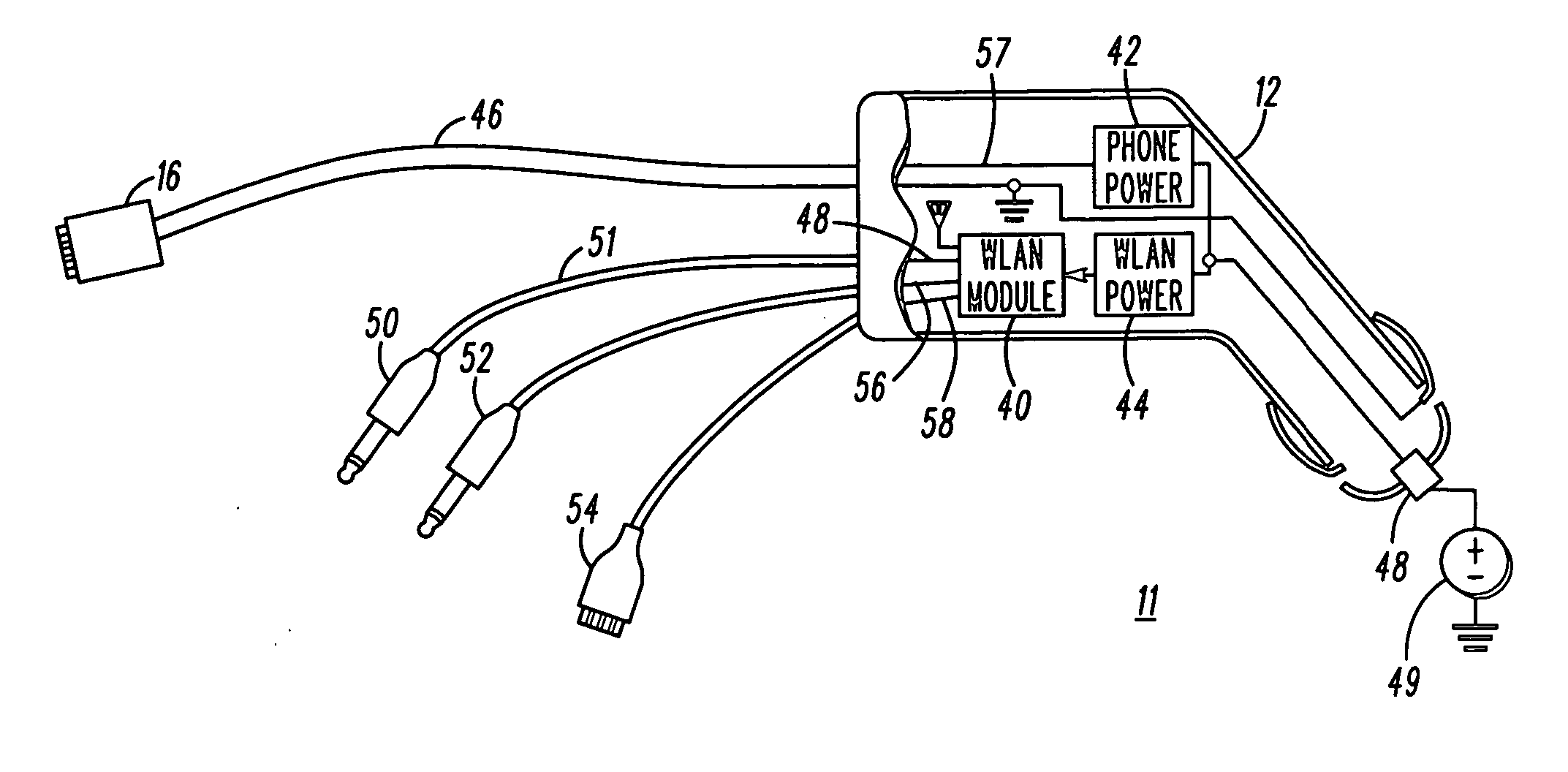 Wireless local area network vehicular adapter