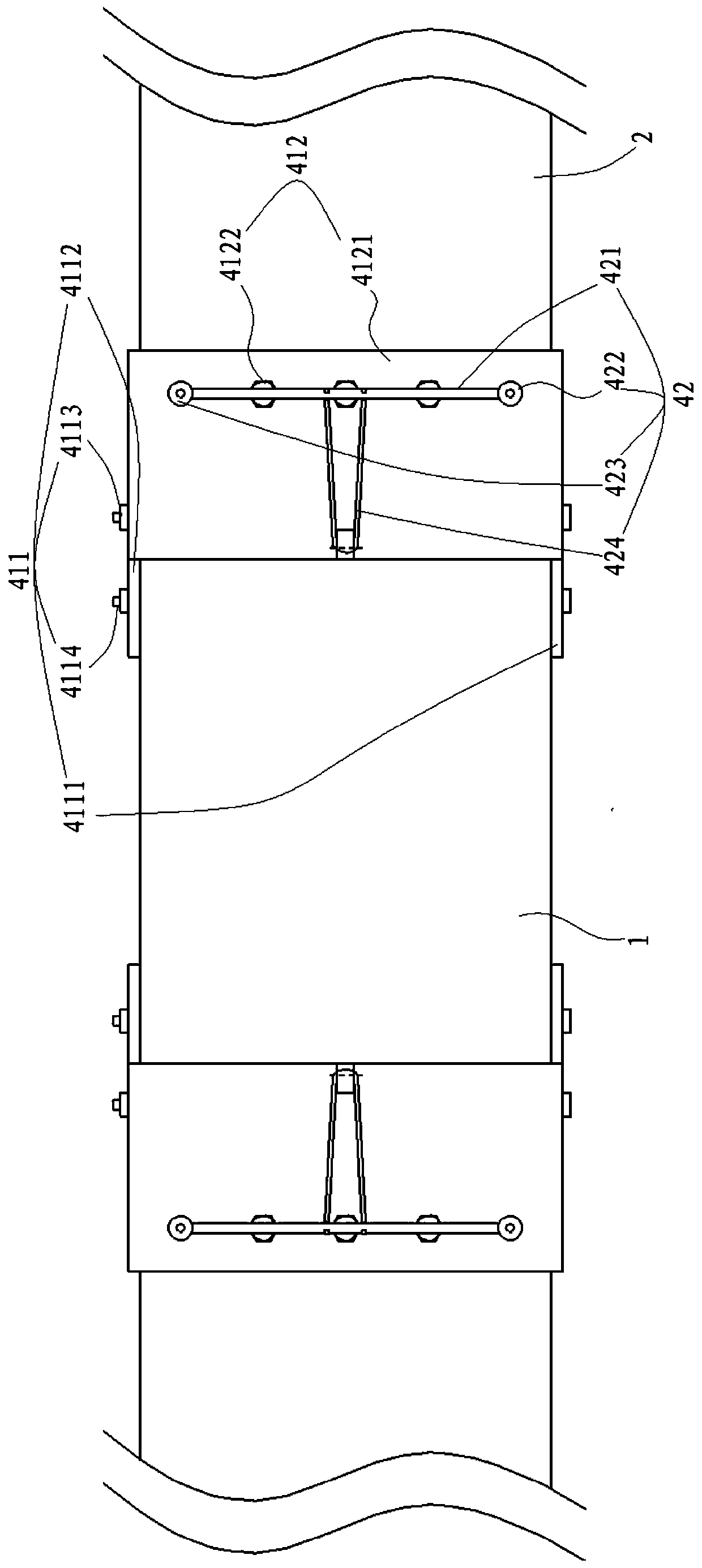 Steel plate fabricated beam-column connecting joint