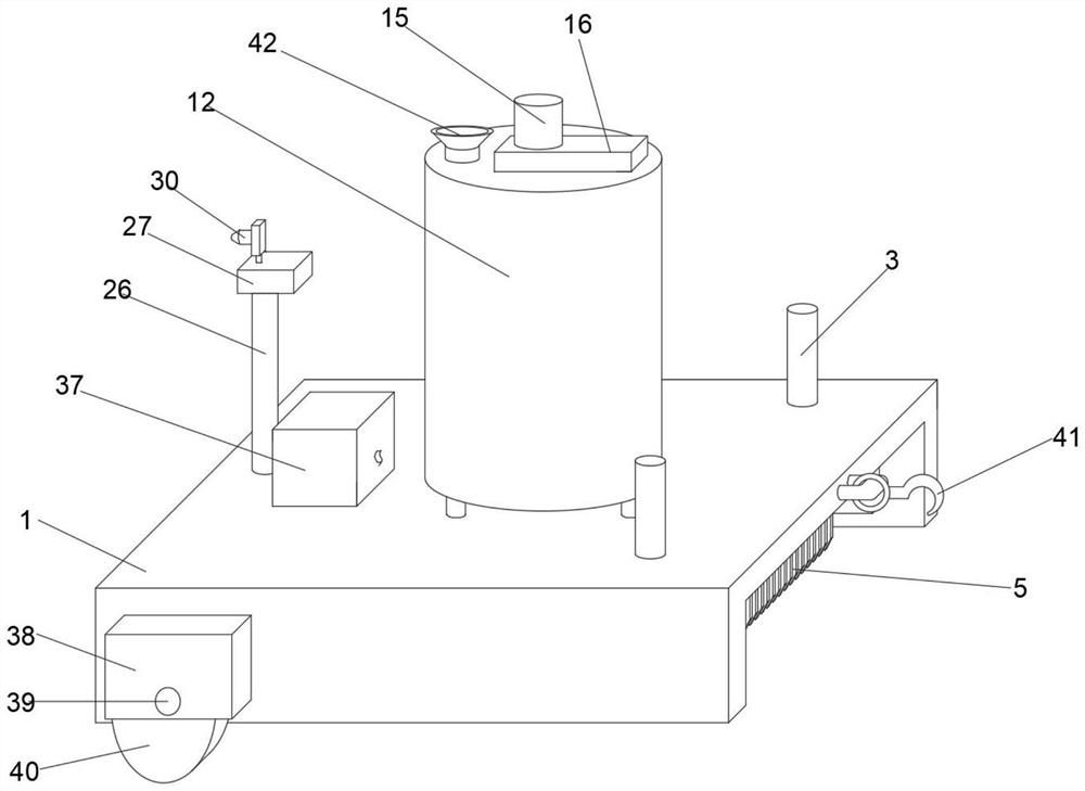 Industrial land soil ecological restoration device and use method thereof